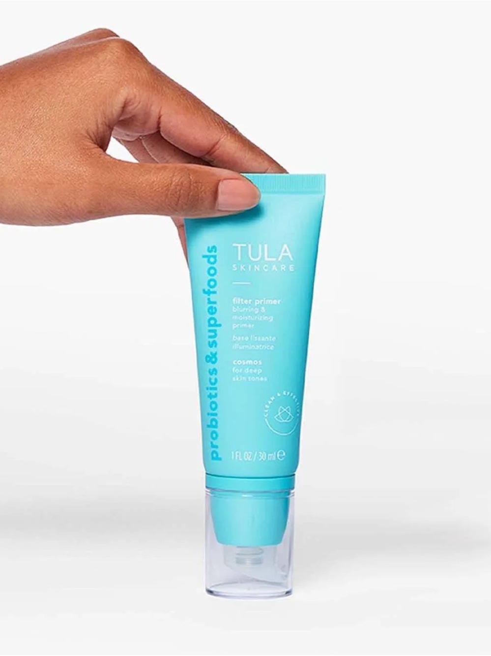 TULA SkinCare Face Filter Blurring Moisturizing Primer Cosmos For Deep Skin Tone
